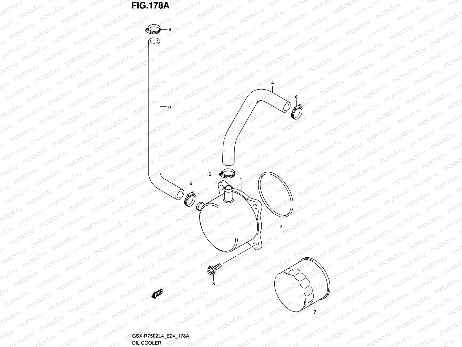 178A - OIL COOLER