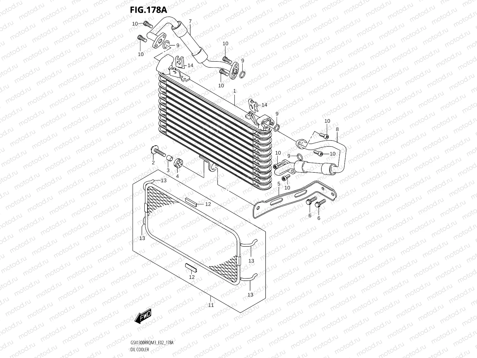 178A - OIL COOLER