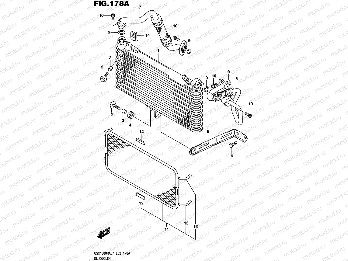 178A - OIL COOLER