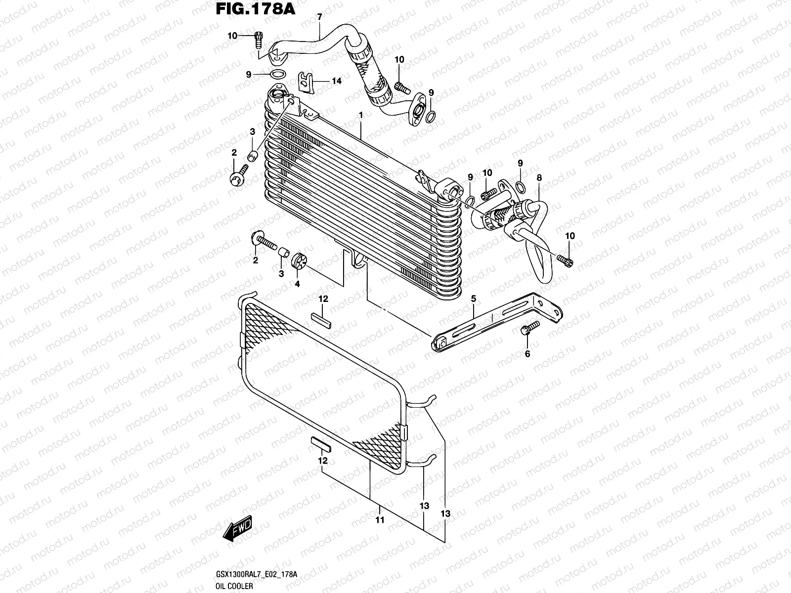 178A - OIL COOLER