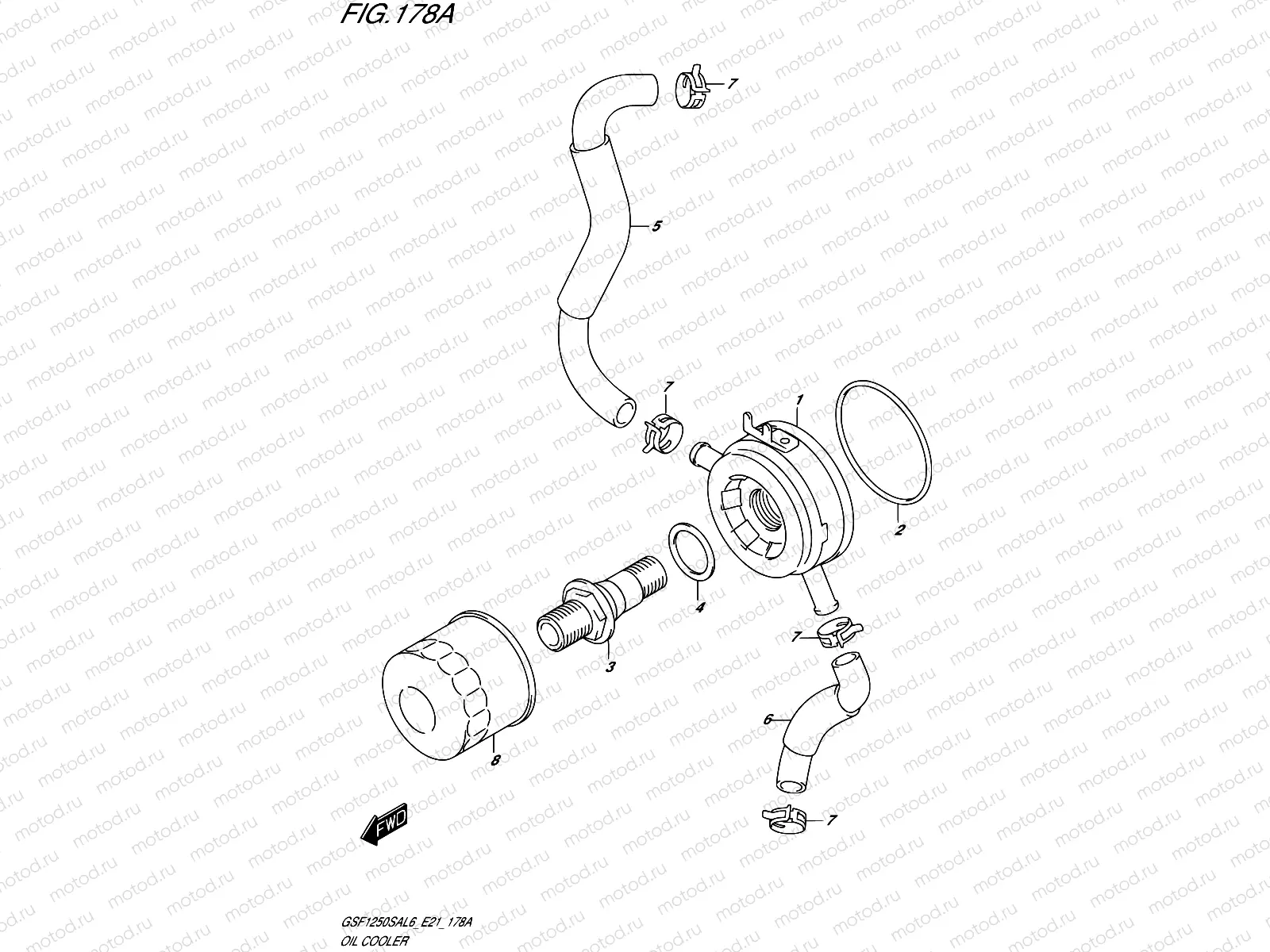 178A - OIL COOLER