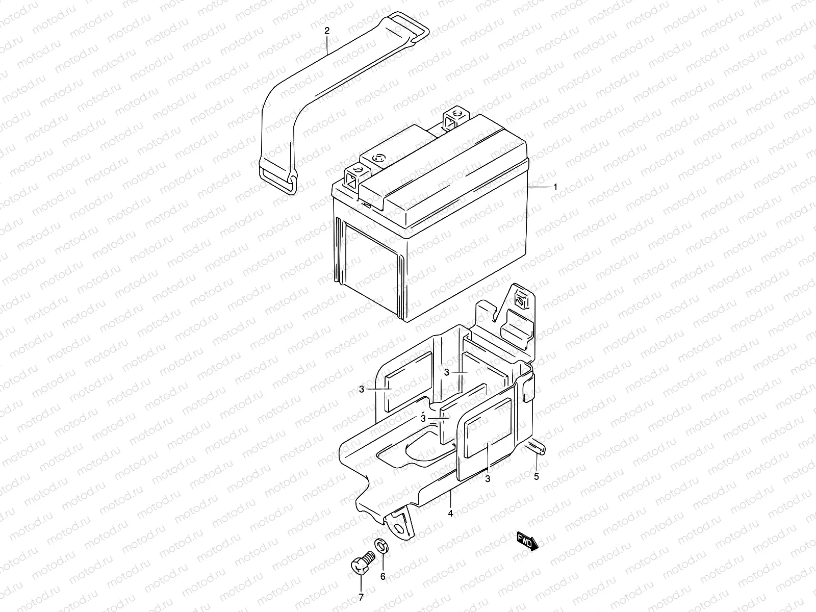 17A - BATTERY (MODEL M)