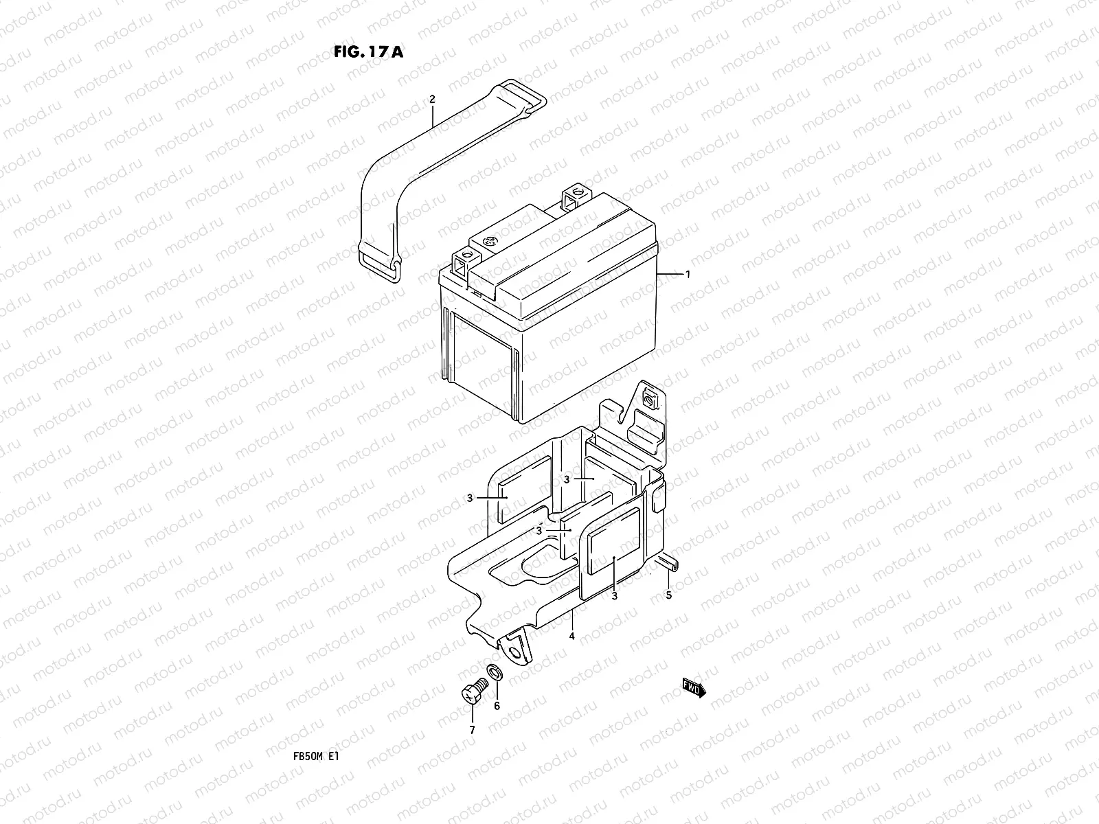 17A - BATTERY (MODEL M)