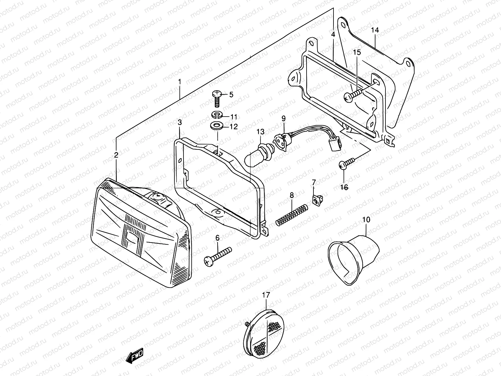 17A - HEADLAMP (E04,E22,E25,E26,E34,E53)