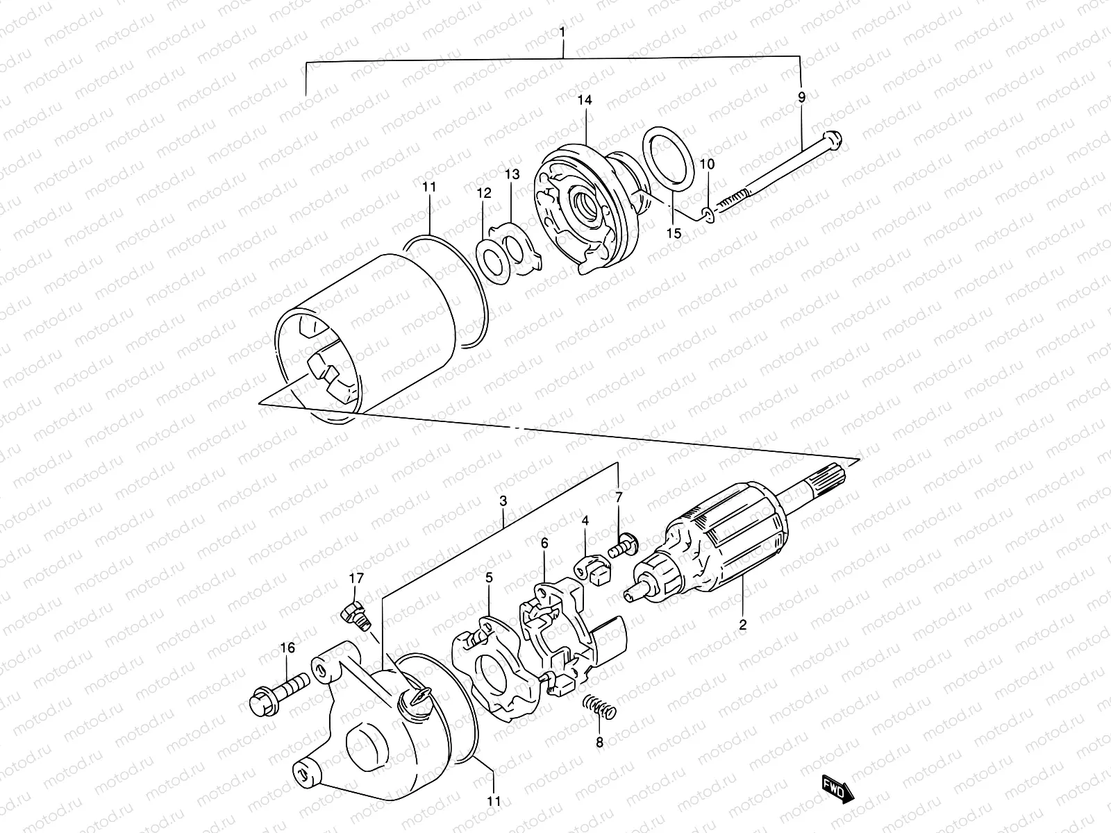17A - STARTING MOTOR