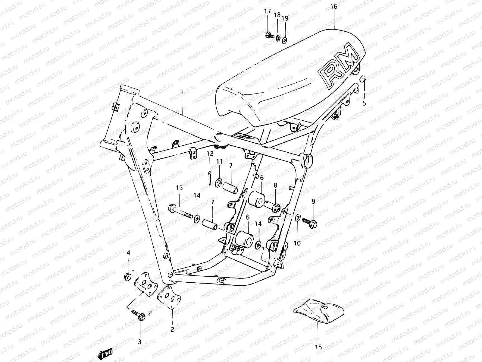 18 - FRAME - SEAT (MODEL Z)