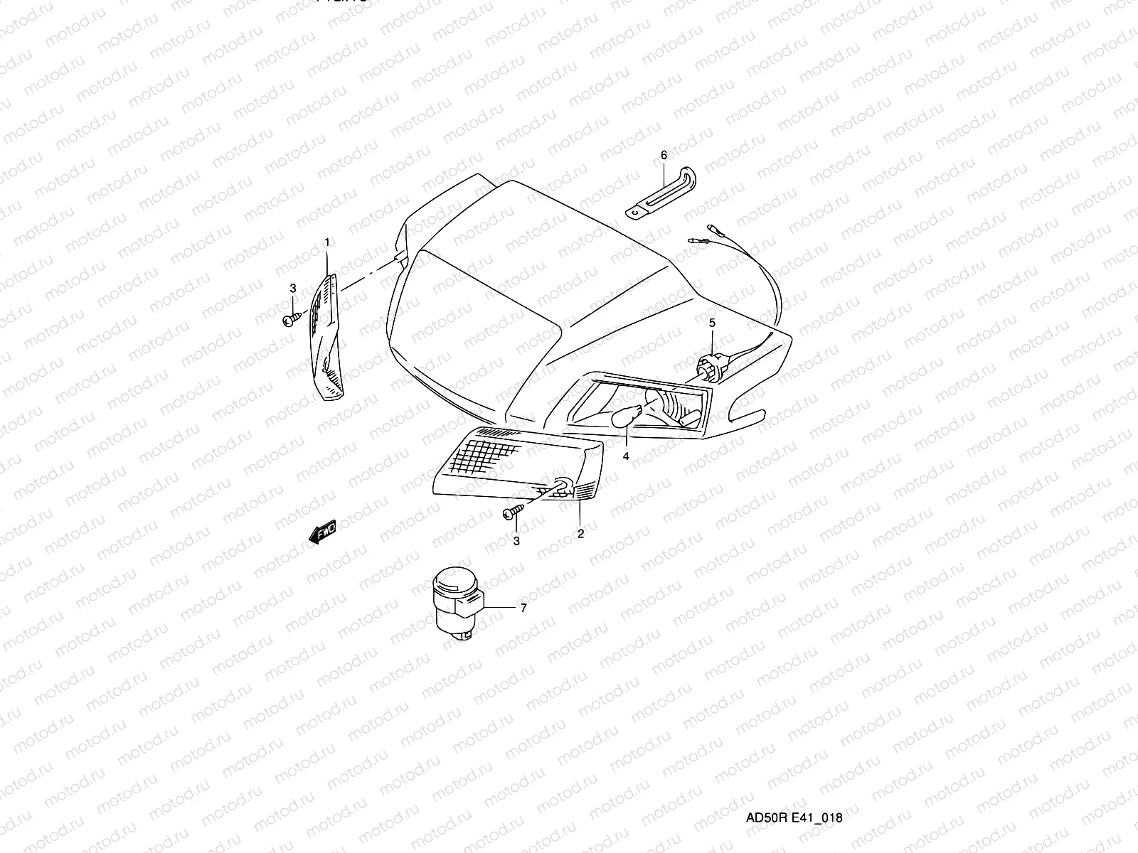 18 - FRONT TURN SIGNAL LAMP