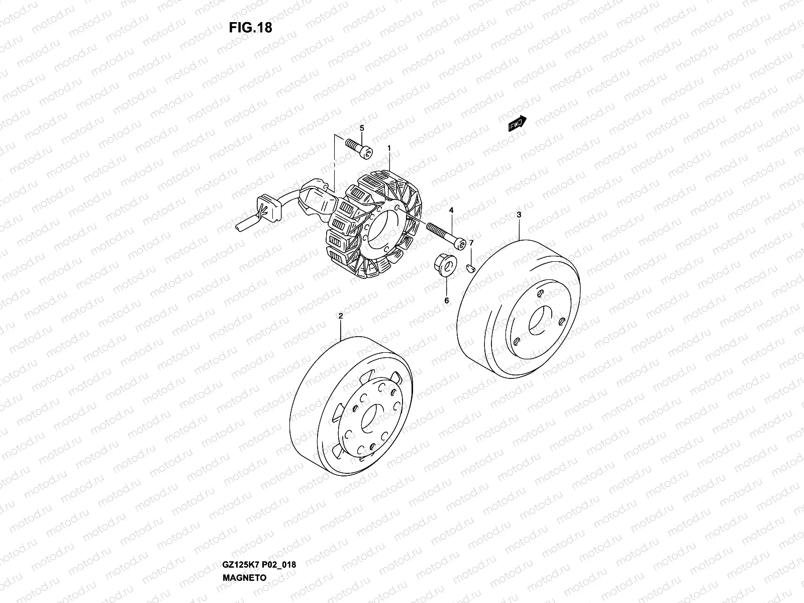 18 - MAGNETO (MODEL K3/K4/K5/K6)
