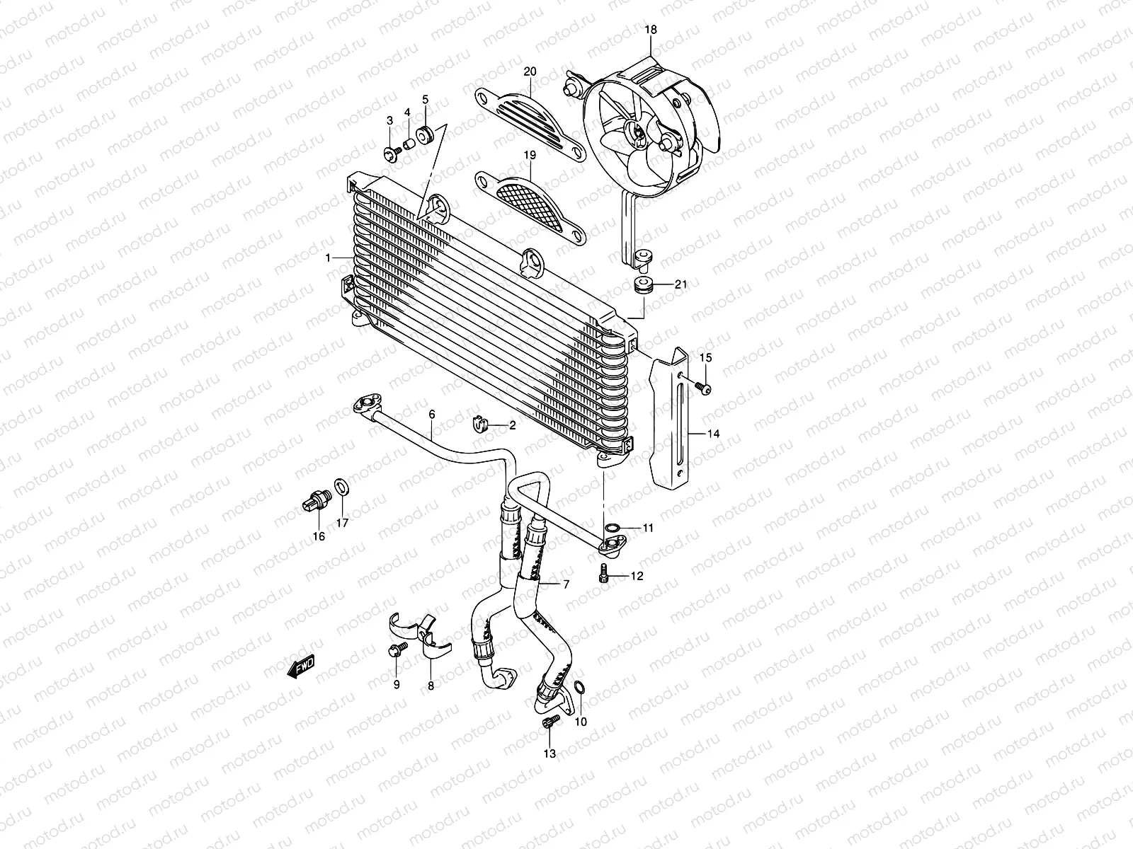 18 - OIL COOLER