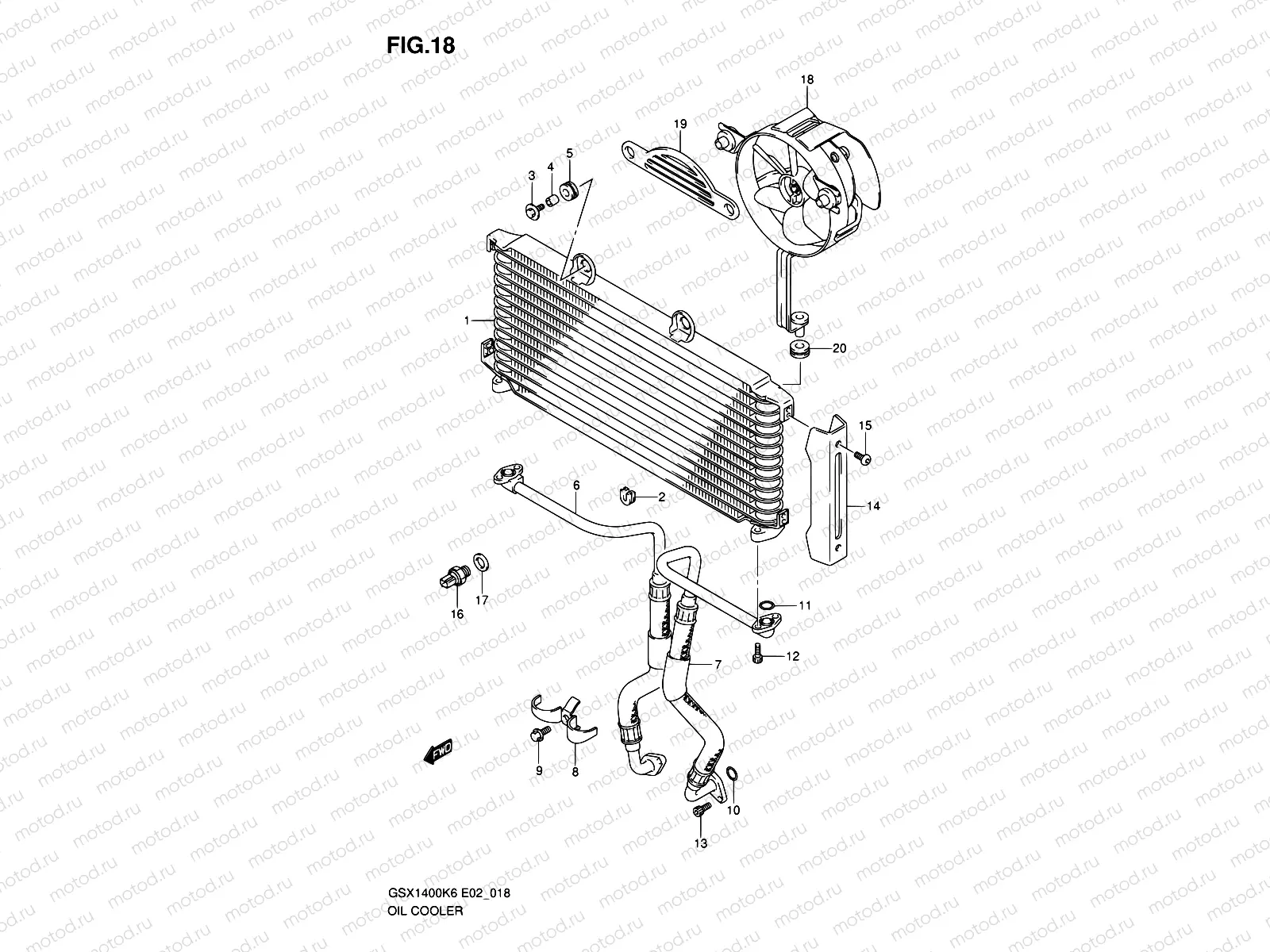 18 - OIL COOLER