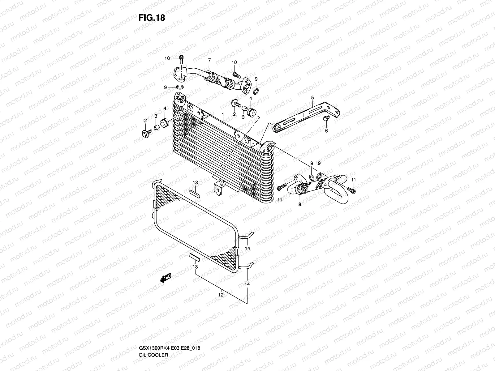 18 - OIL COOLER