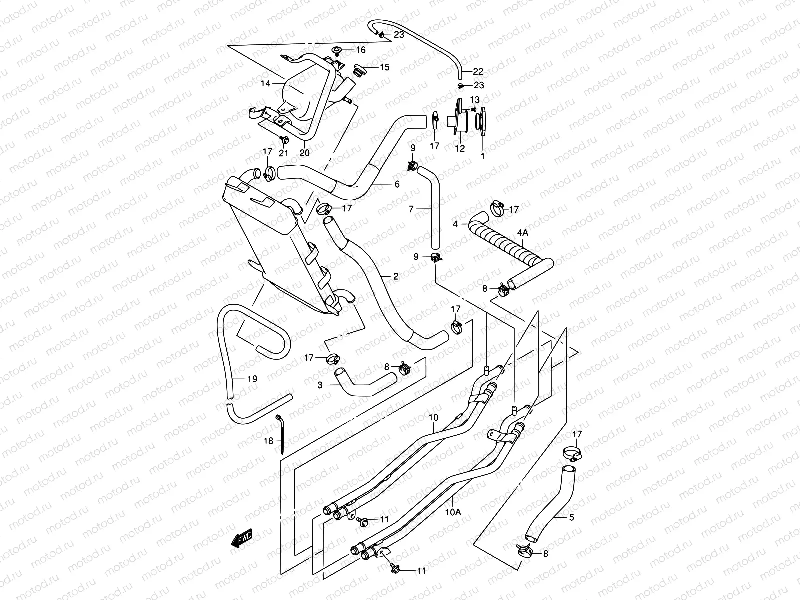 18 - RADIATOR HOSE