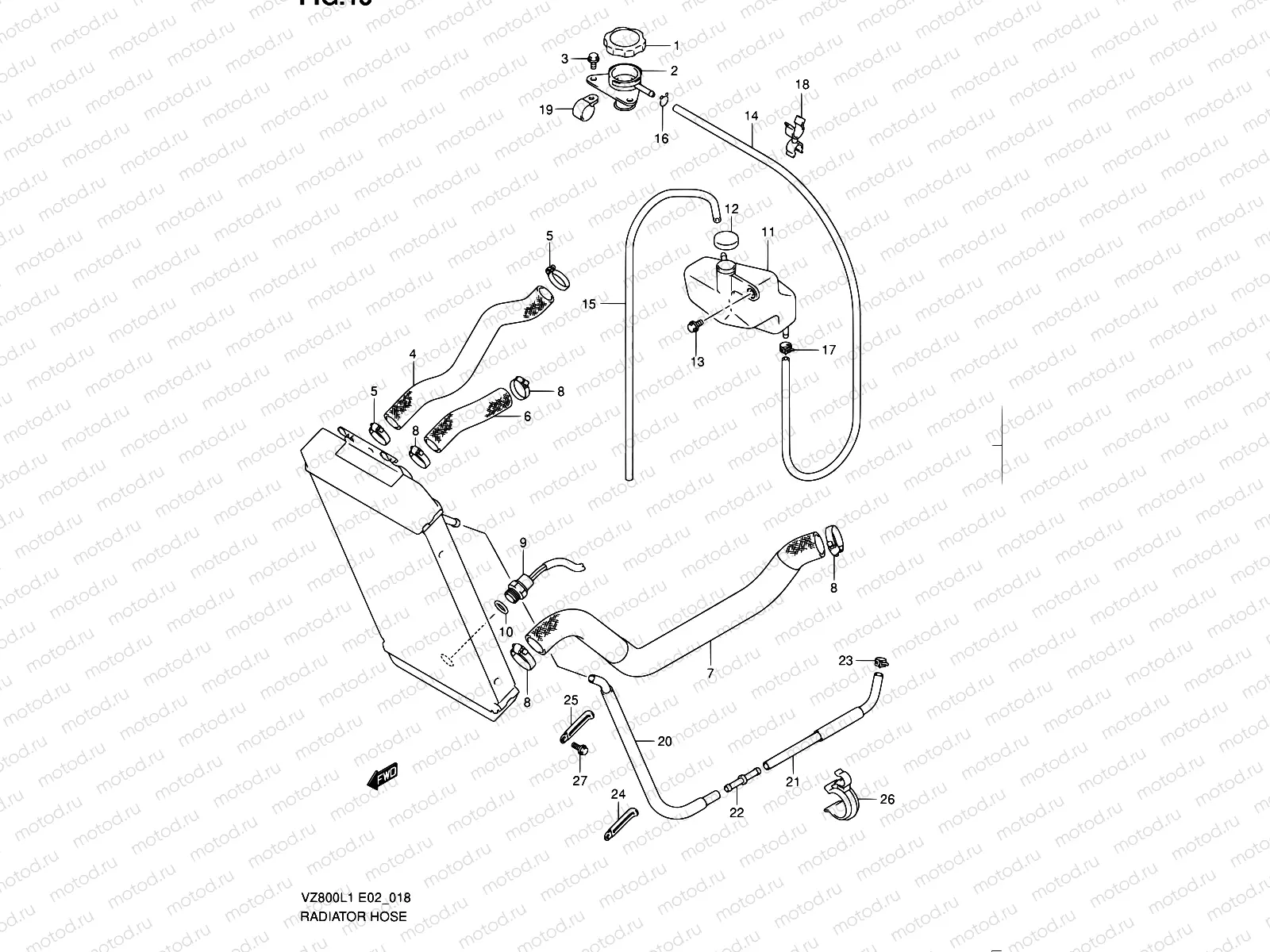 18 - RADIATOR HOSE