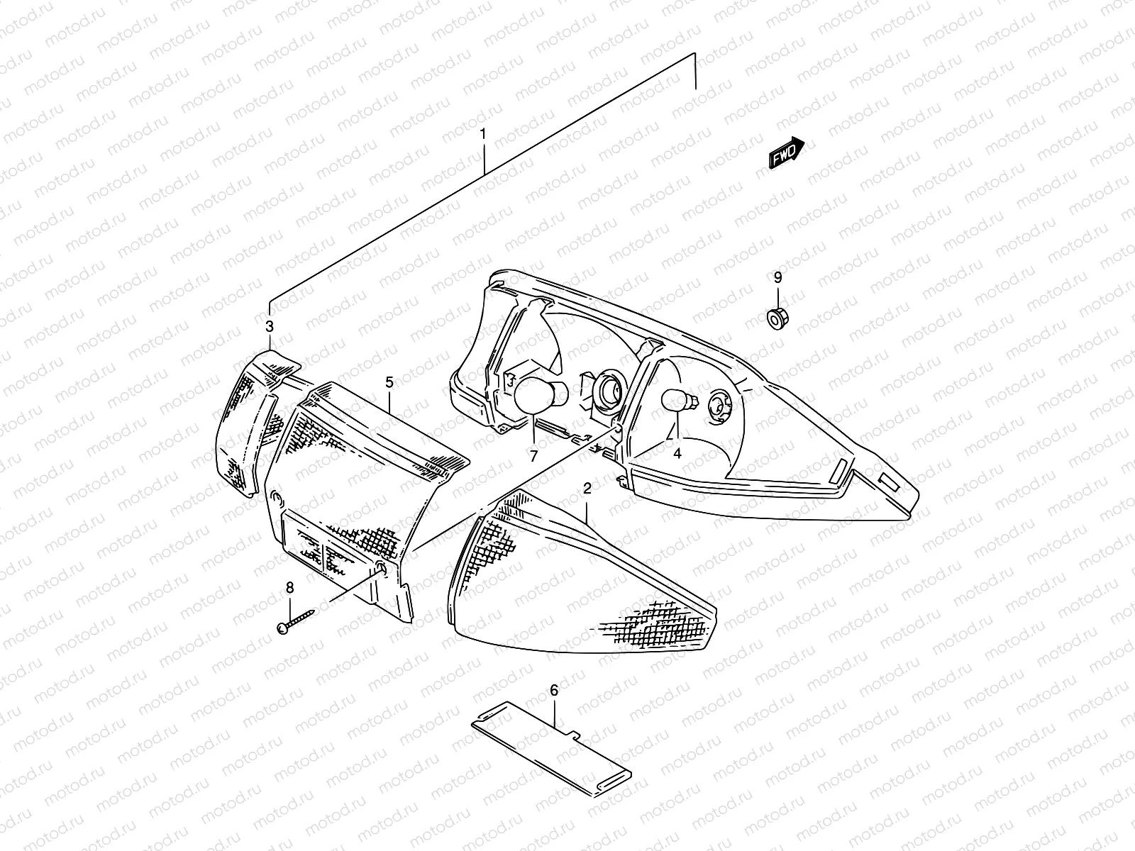 18 - REAR COMBINATION LAMP