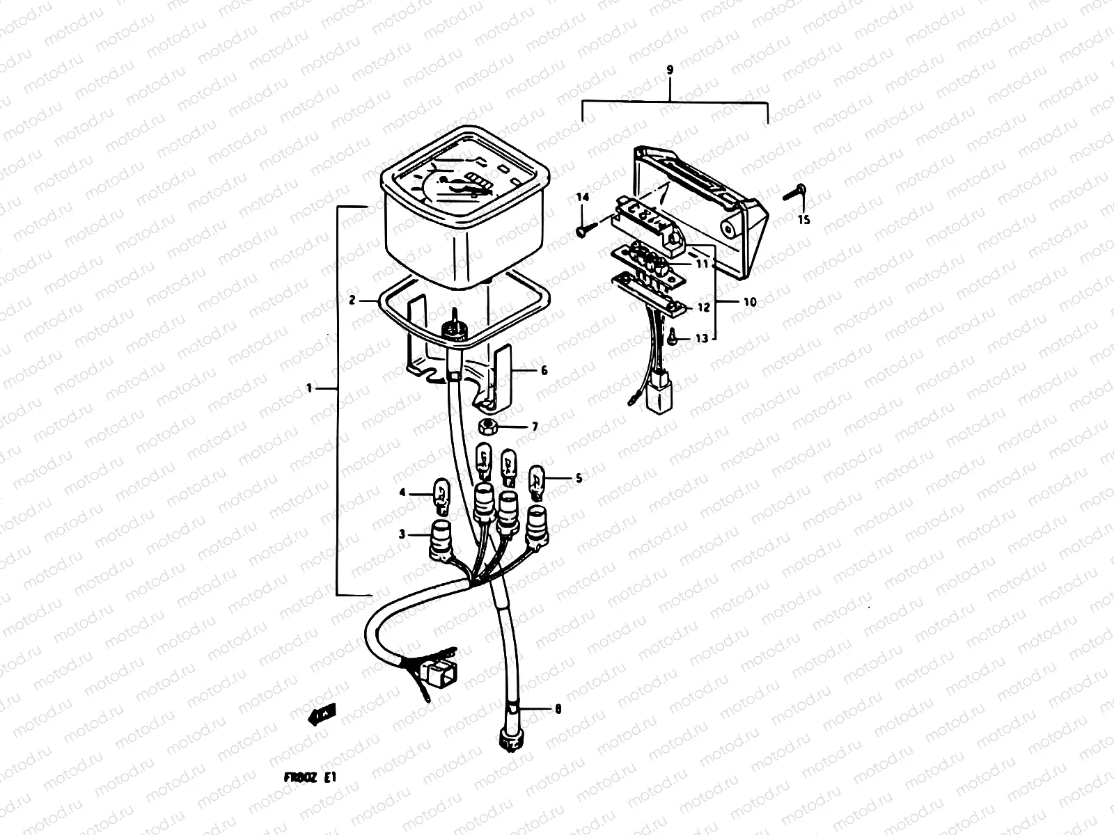 18 - SPEEDOMETER - GEAR INDICATOR