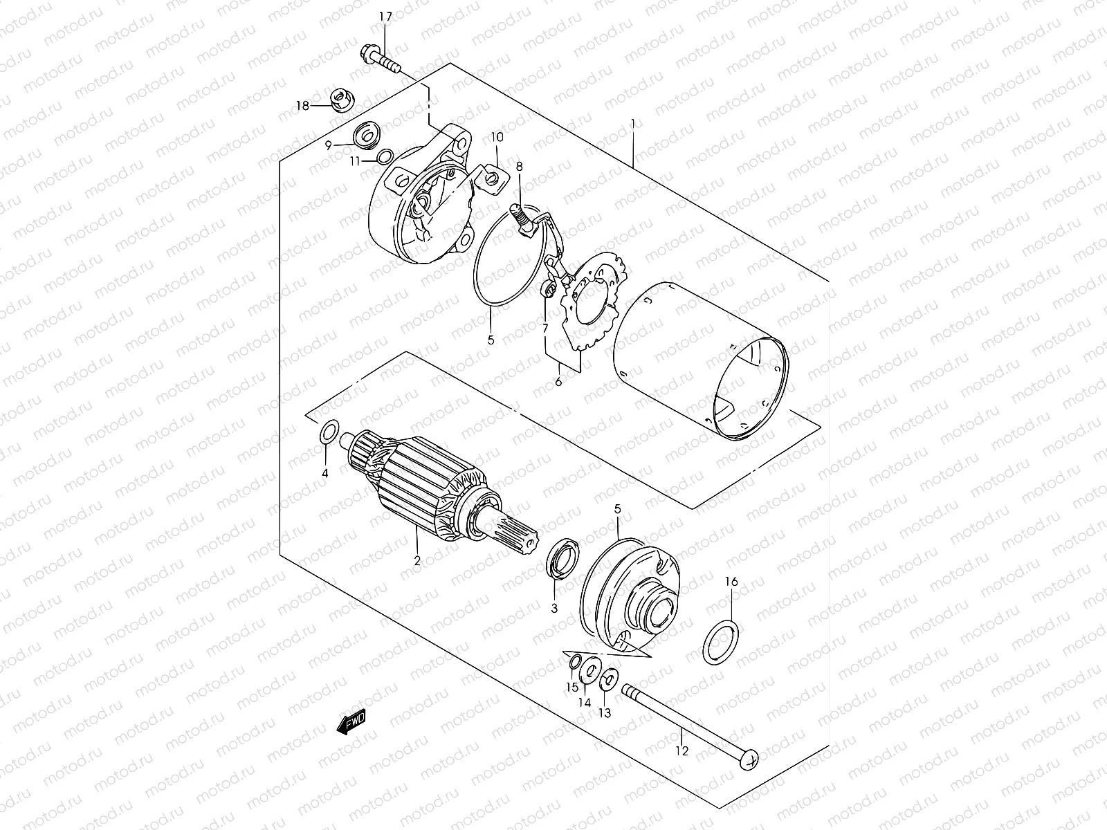 18 - STARTING MOTOR