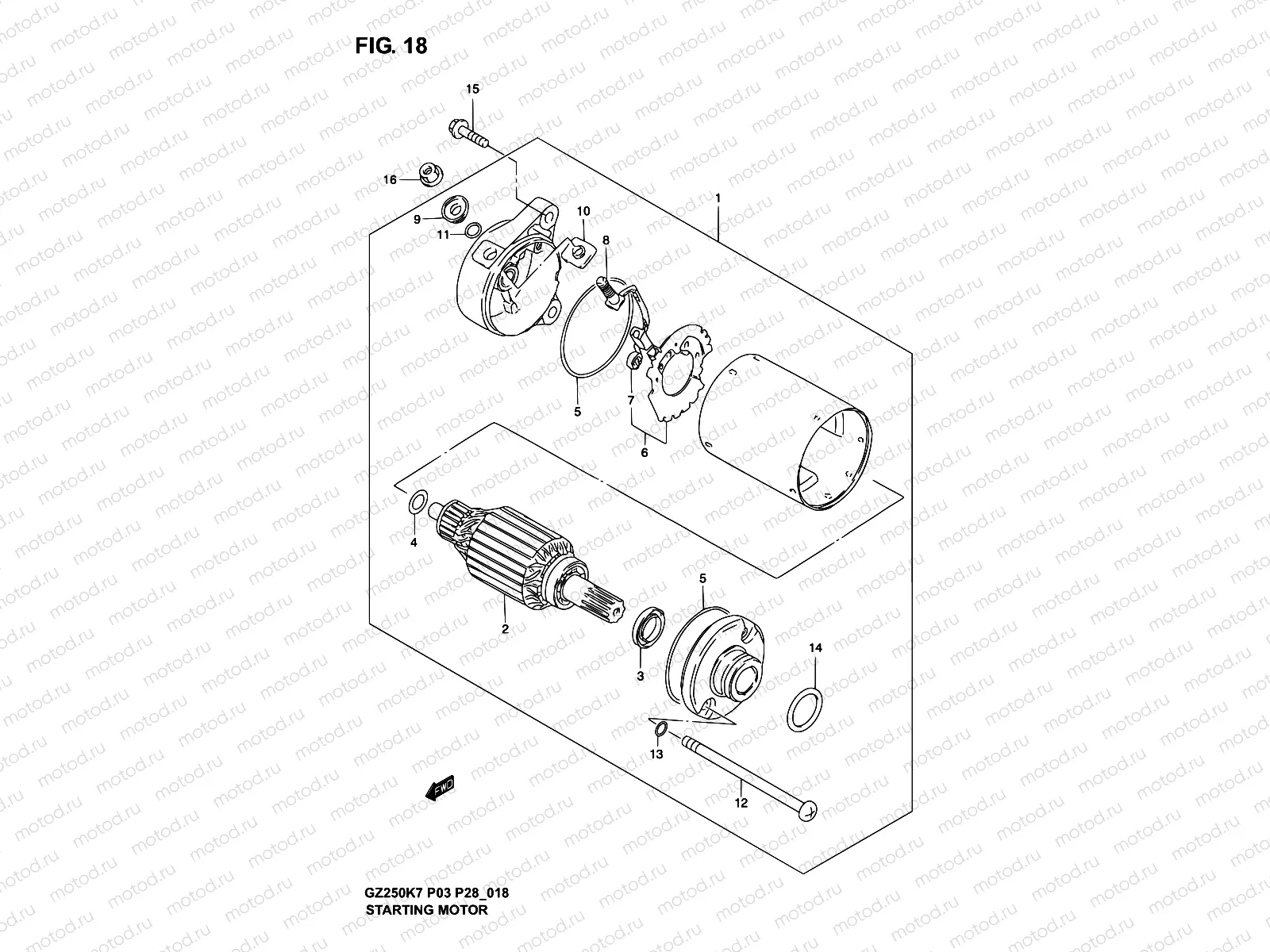 18 - STARTING MOTOR