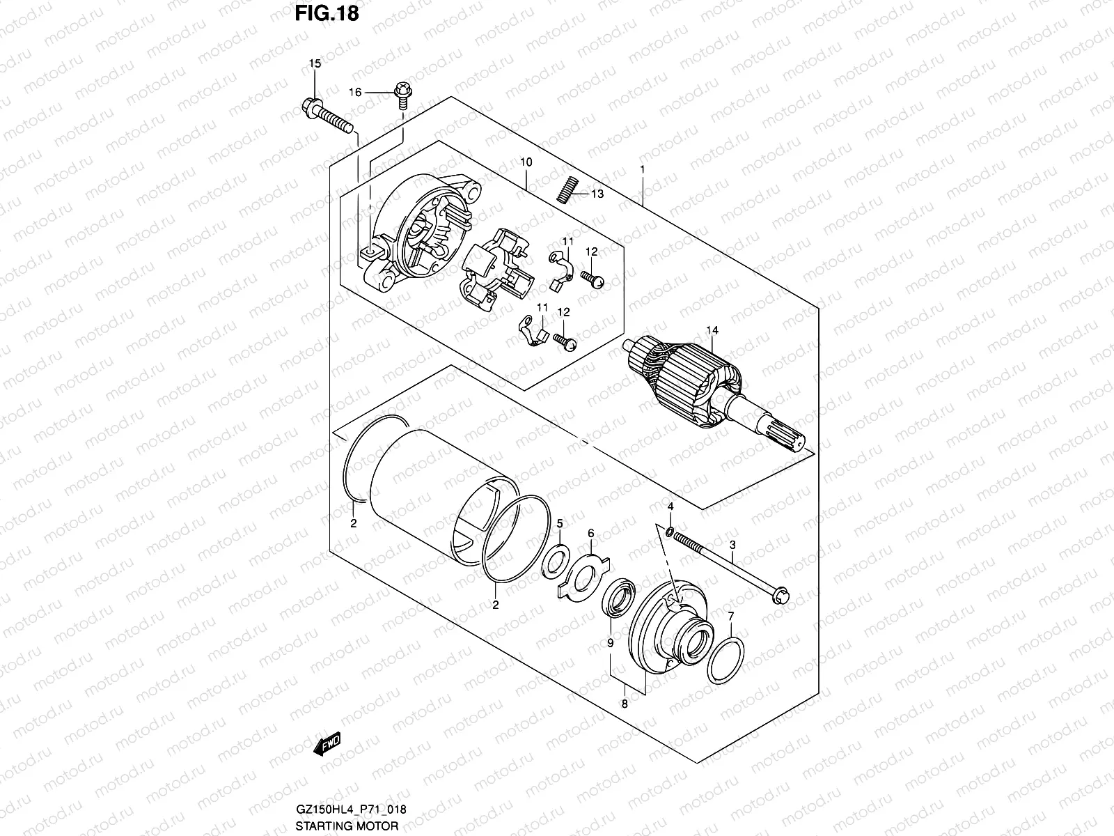 18 - STARTING MOTOR