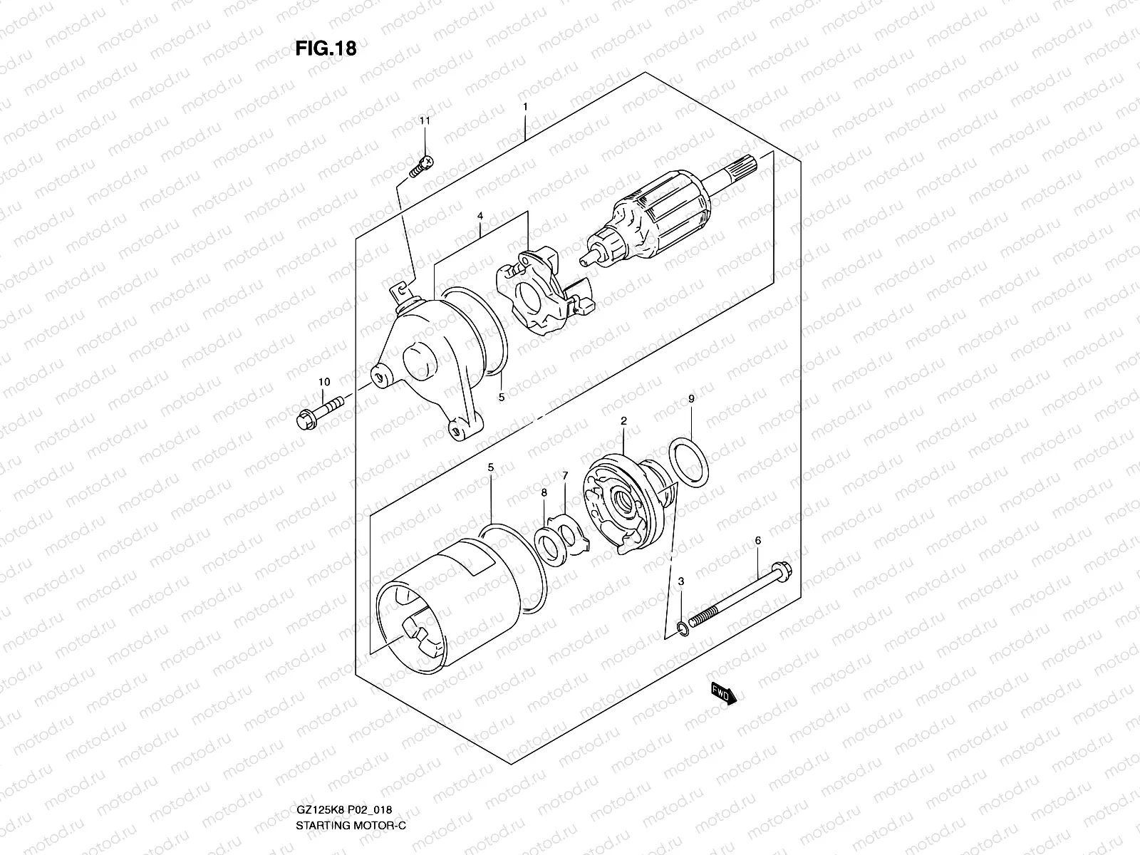 18 - STARTING MOTOR