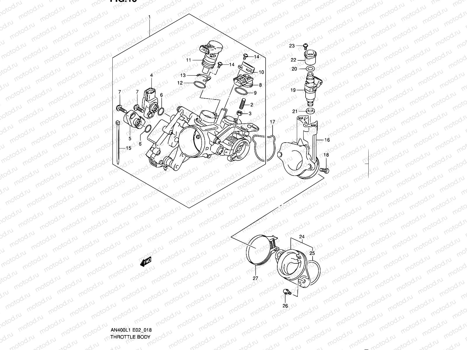 18 - THROTTLE BODY