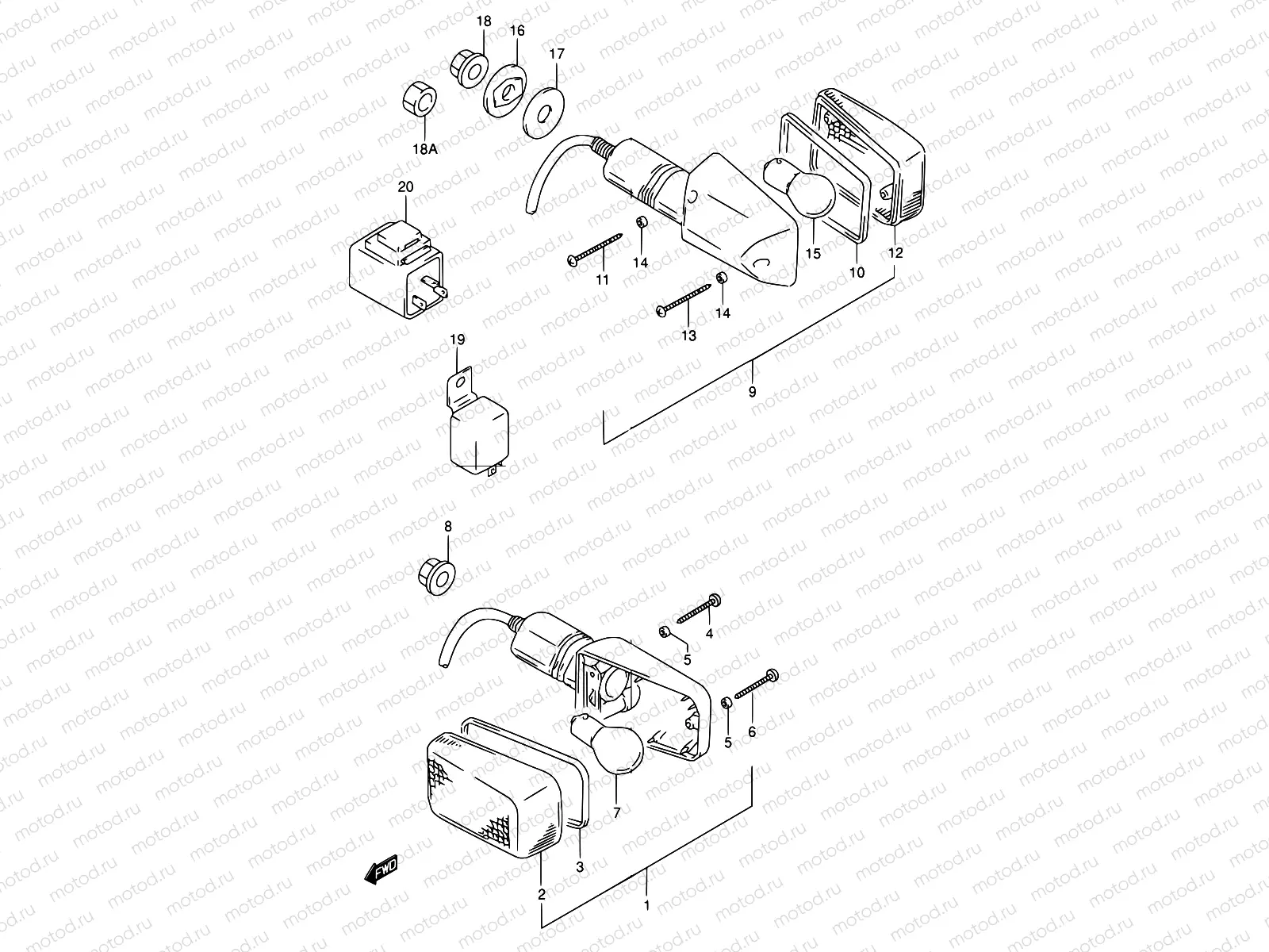 18 - TURN SIGNAL LAMP