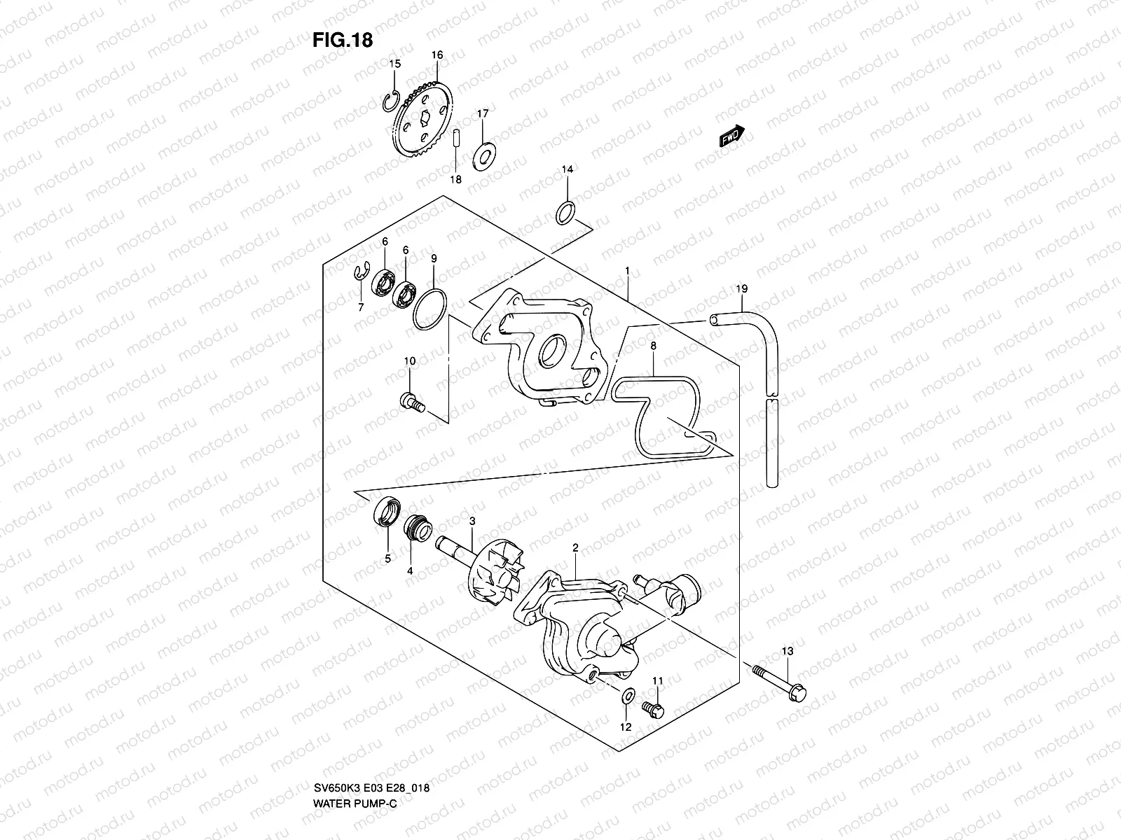 18 - WATER PUMP