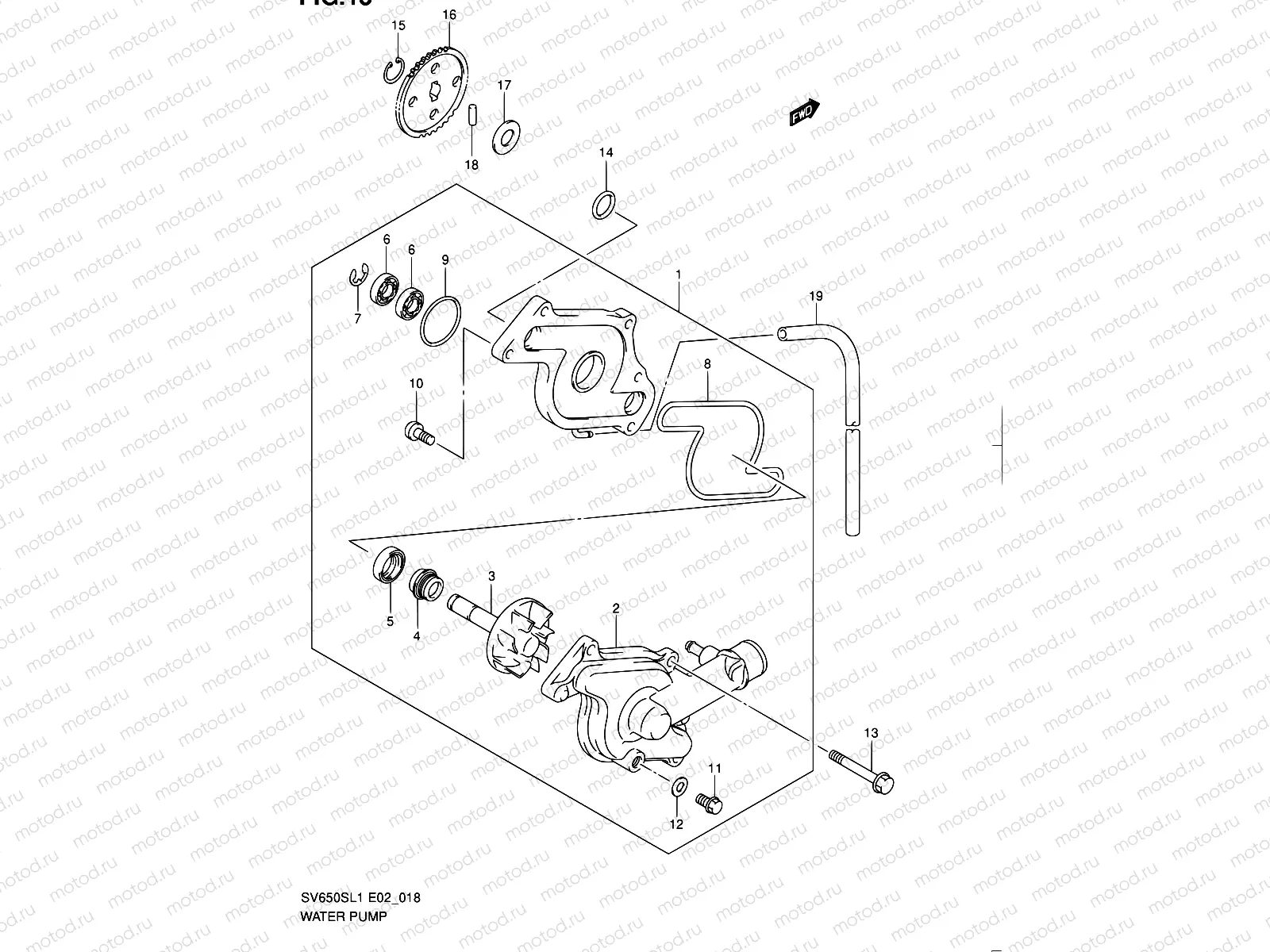 18 - WATER PUMP