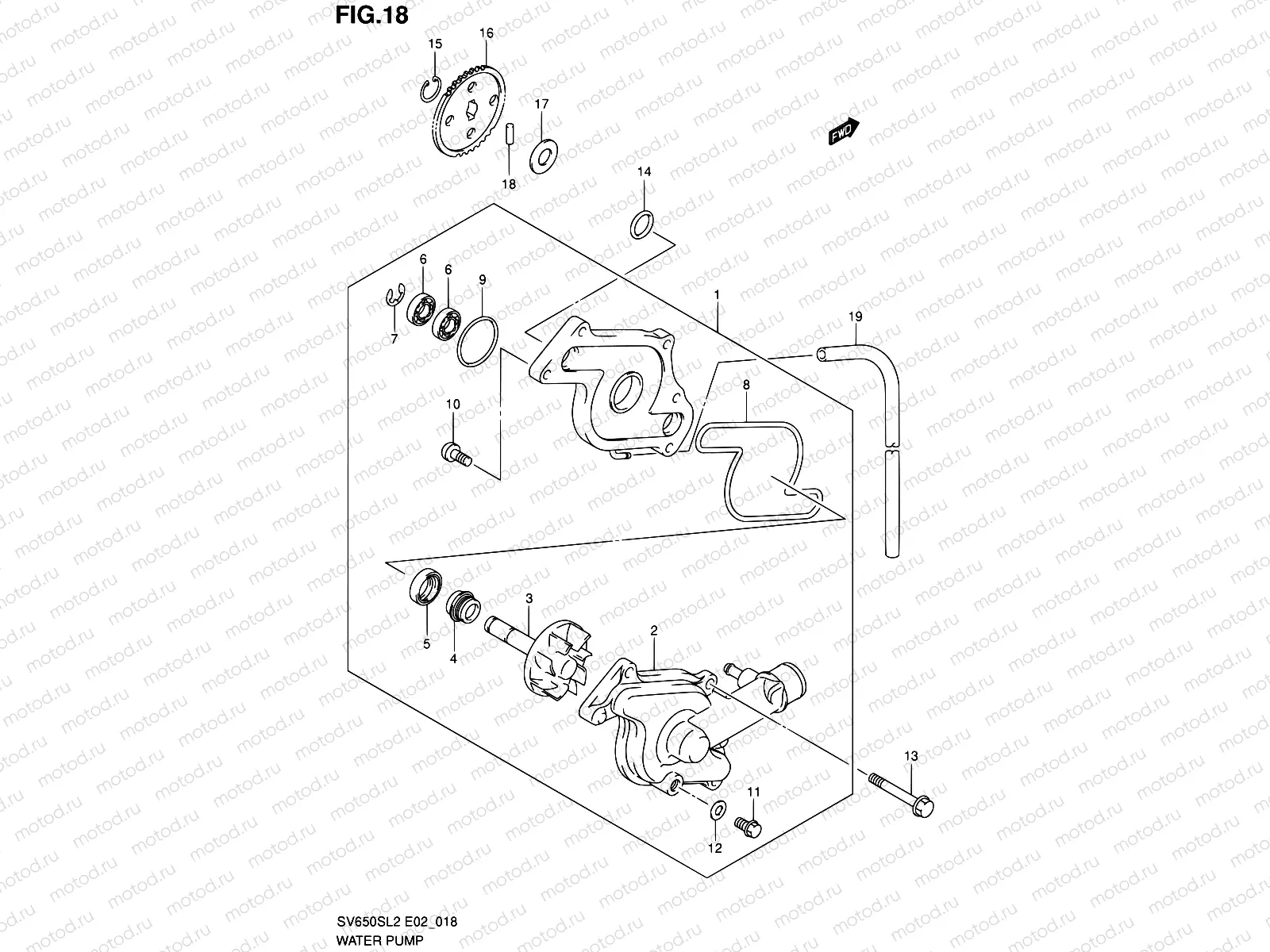 18 - WATER PUMP