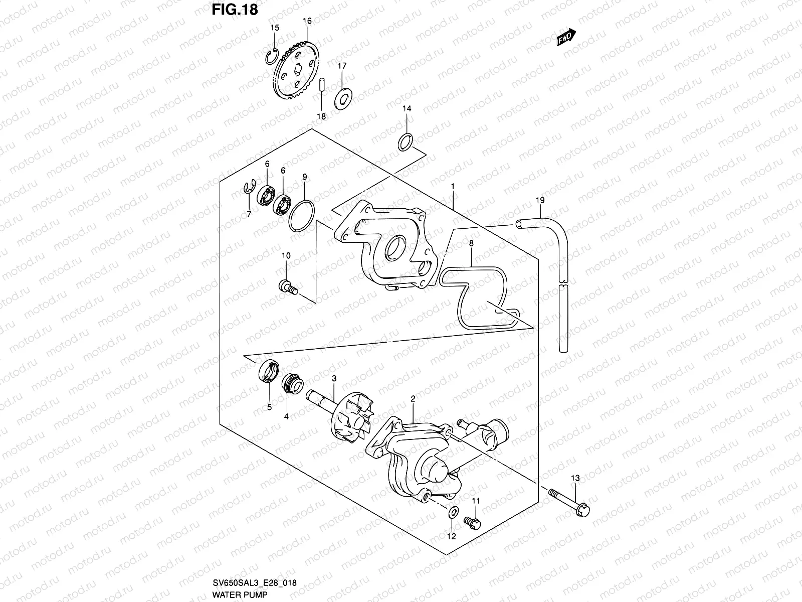 18 - WATER PUMP