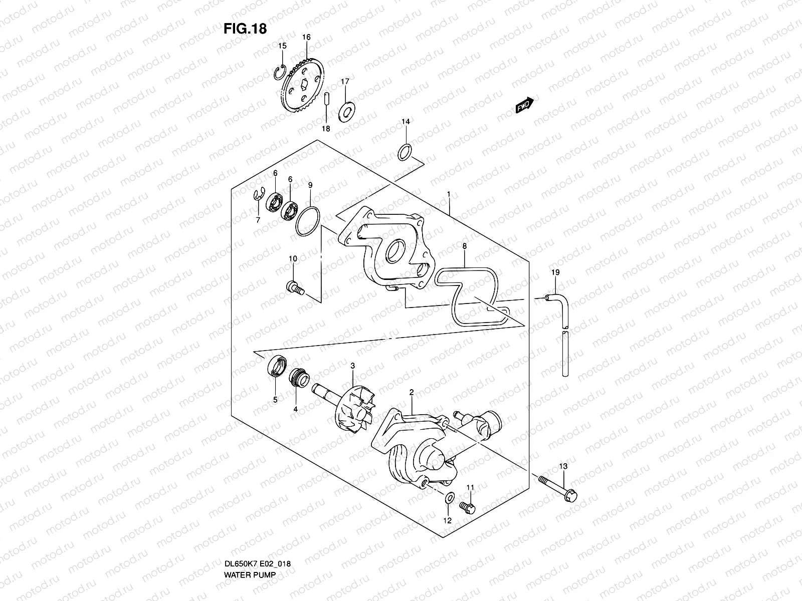 18 - WATER PUMP