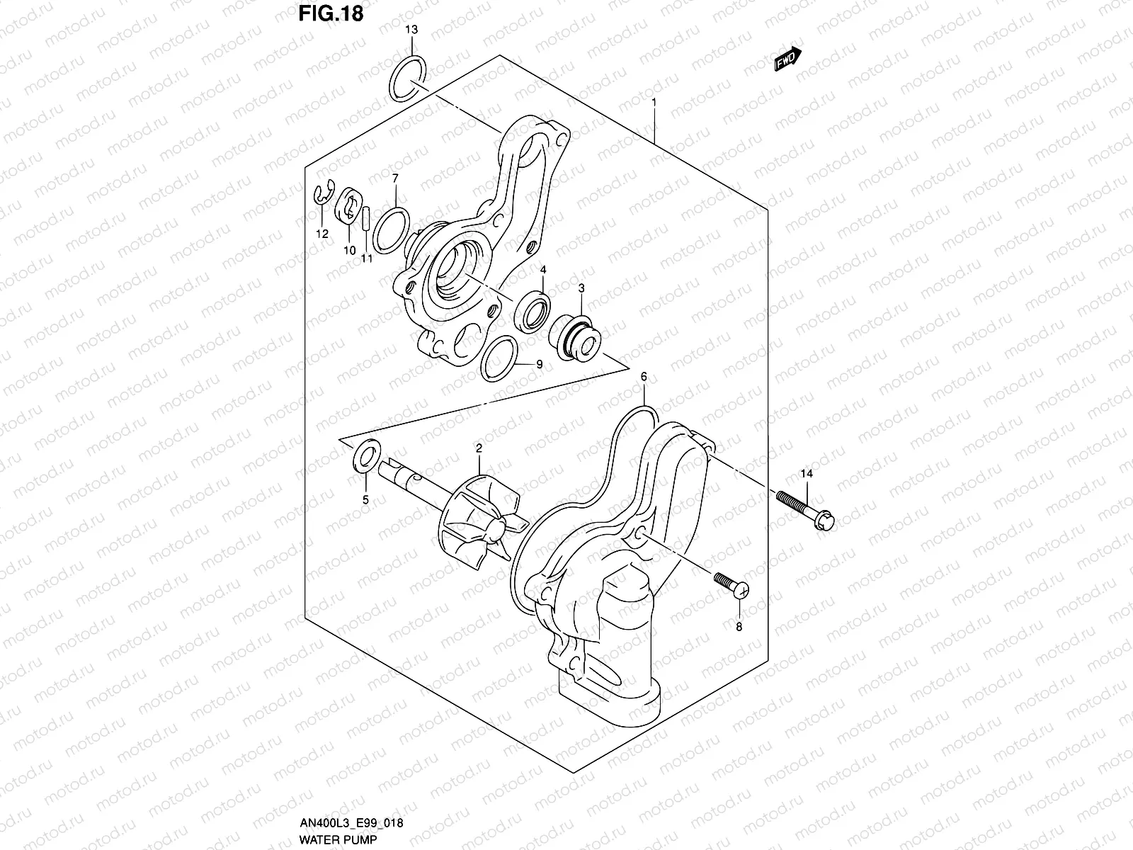 18 - WATER PUMP
