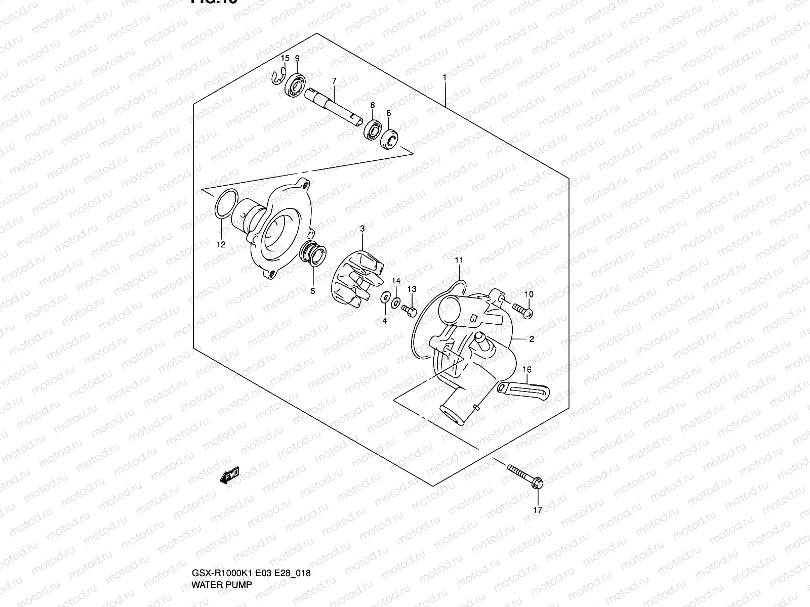 18 - WATER PUMP