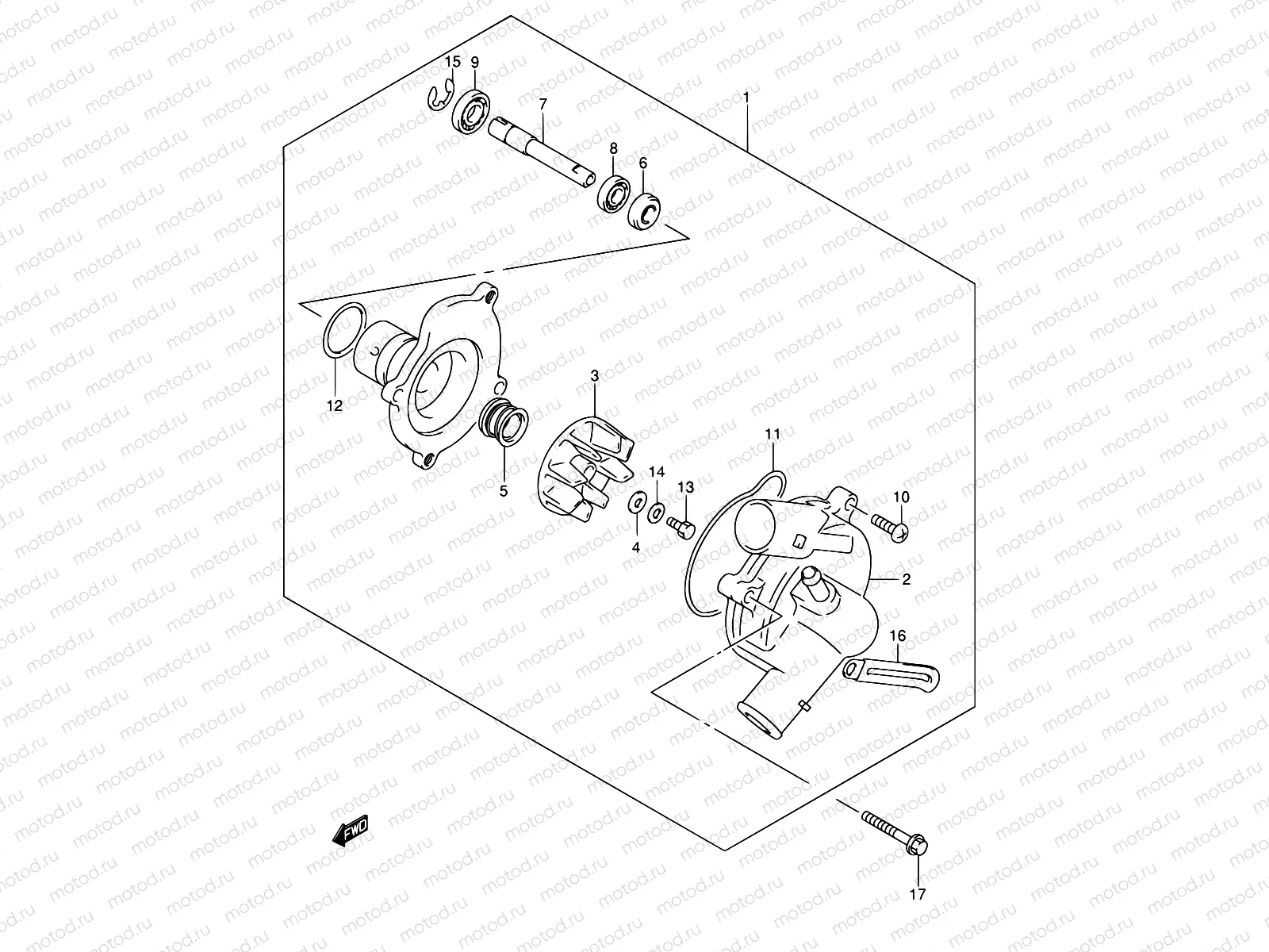 18 - WATER PUMP
