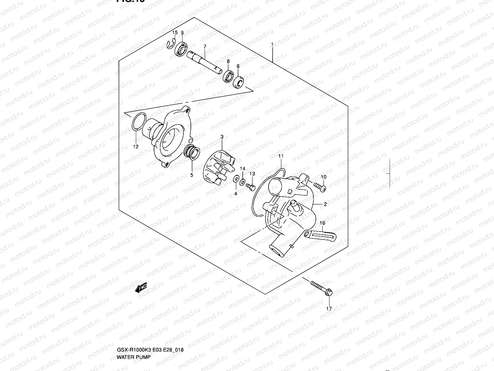 18 - WATER PUMP