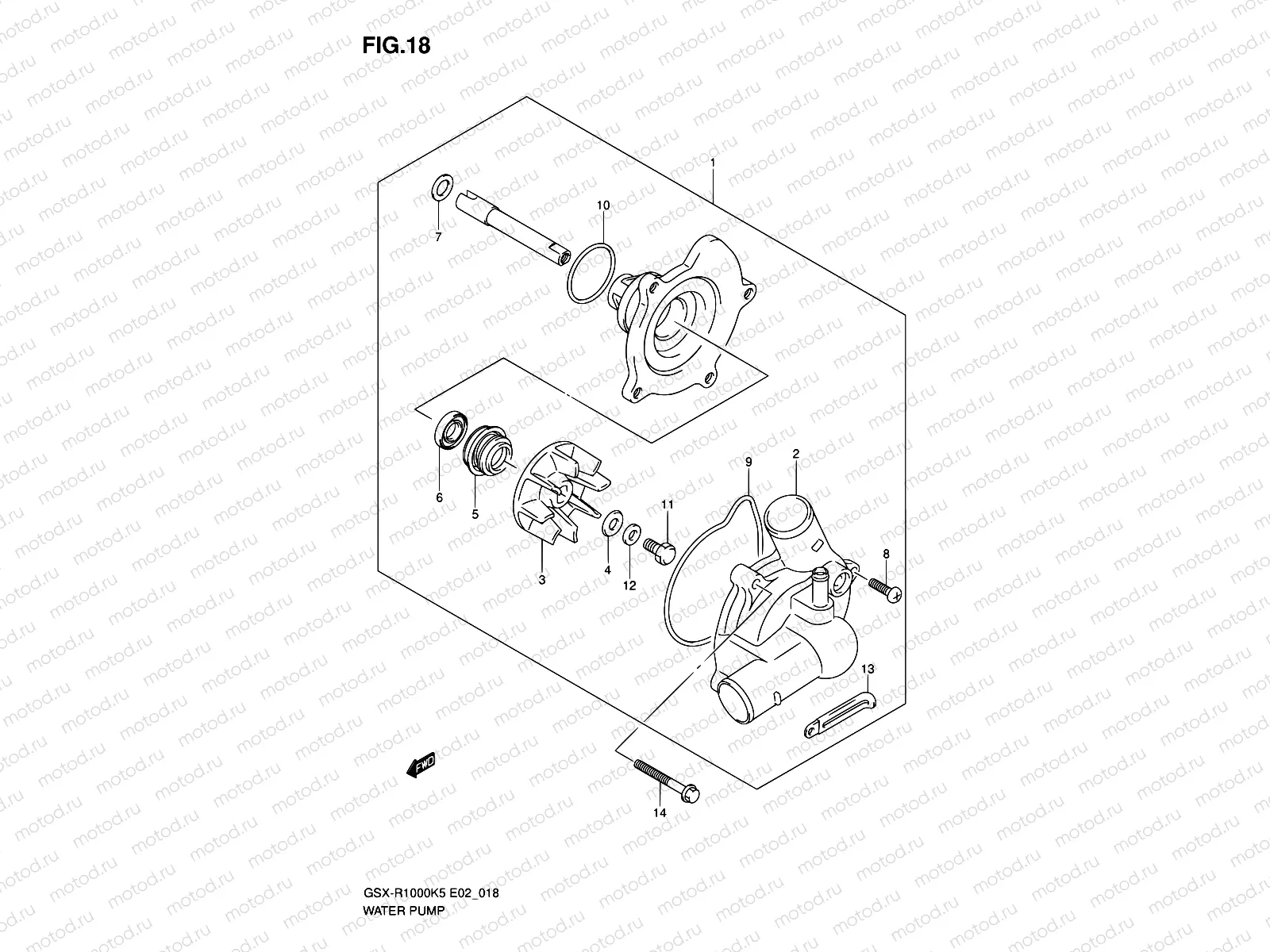 18 - WATER PUMP