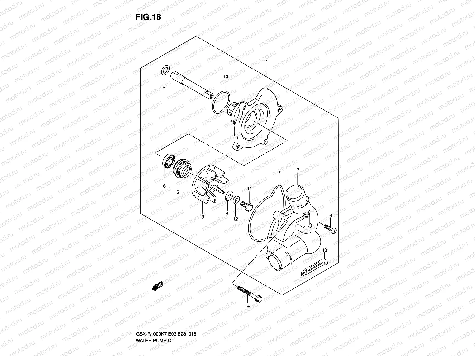 18 - WATER PUMP