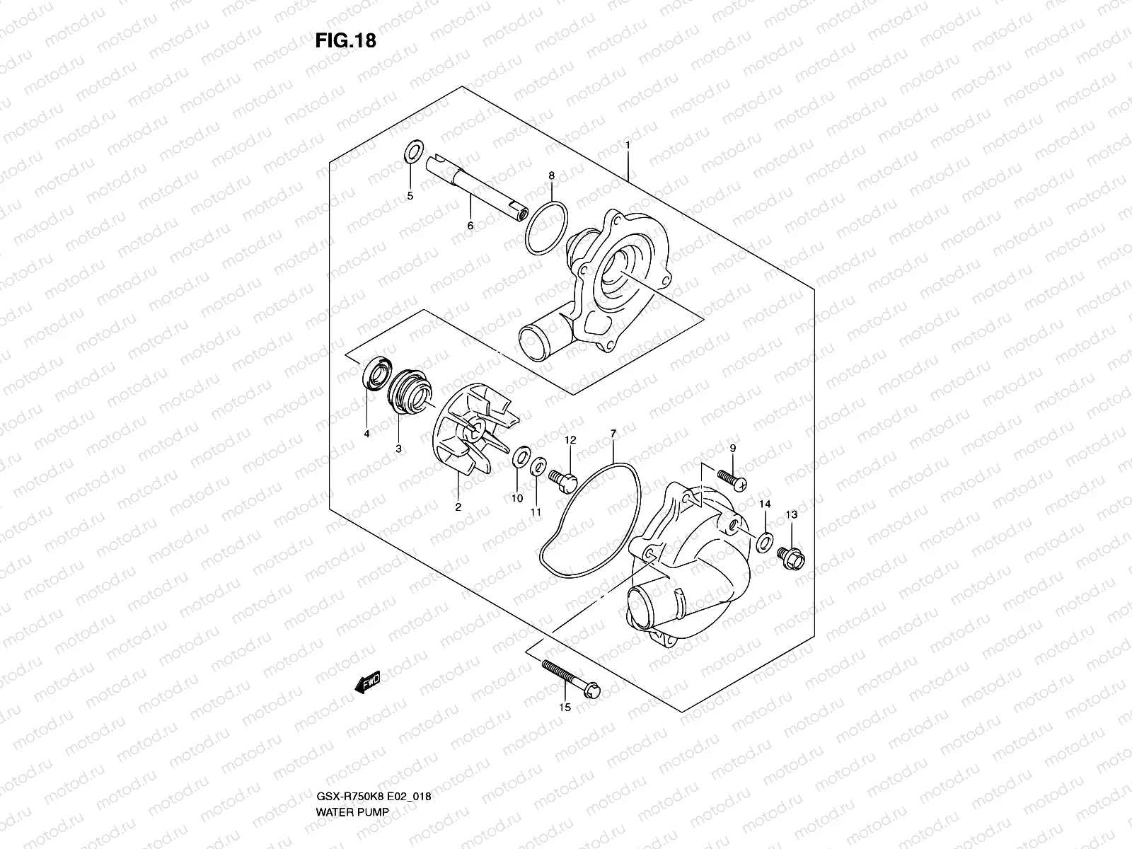 18 - WATER PUMP