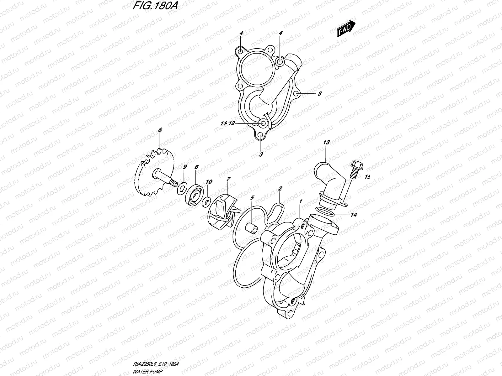 180A - WATER PUMP