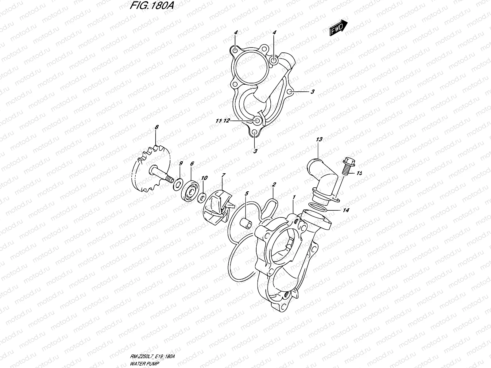 180A - WATER PUMP