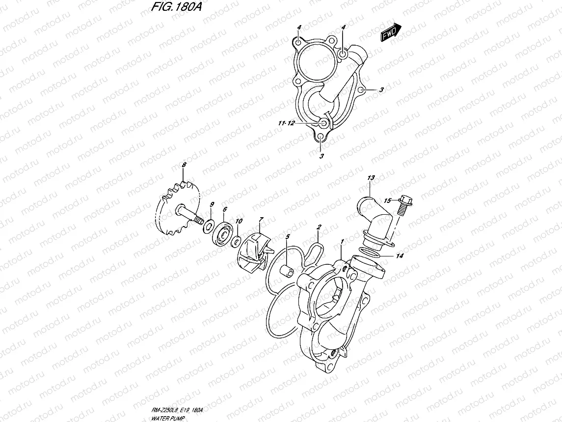 180A - WATER PUMP