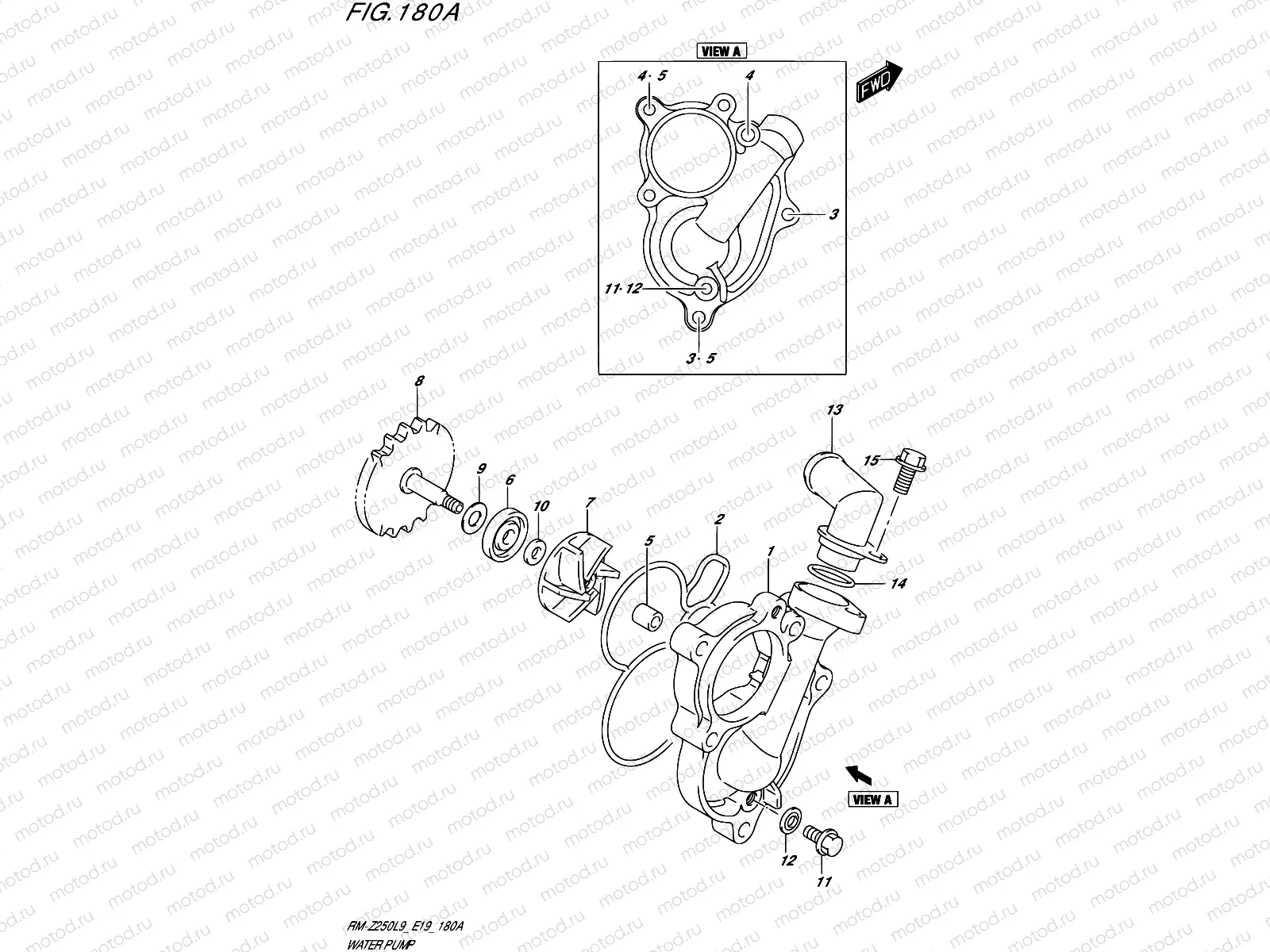 180A - WATER PUMP
