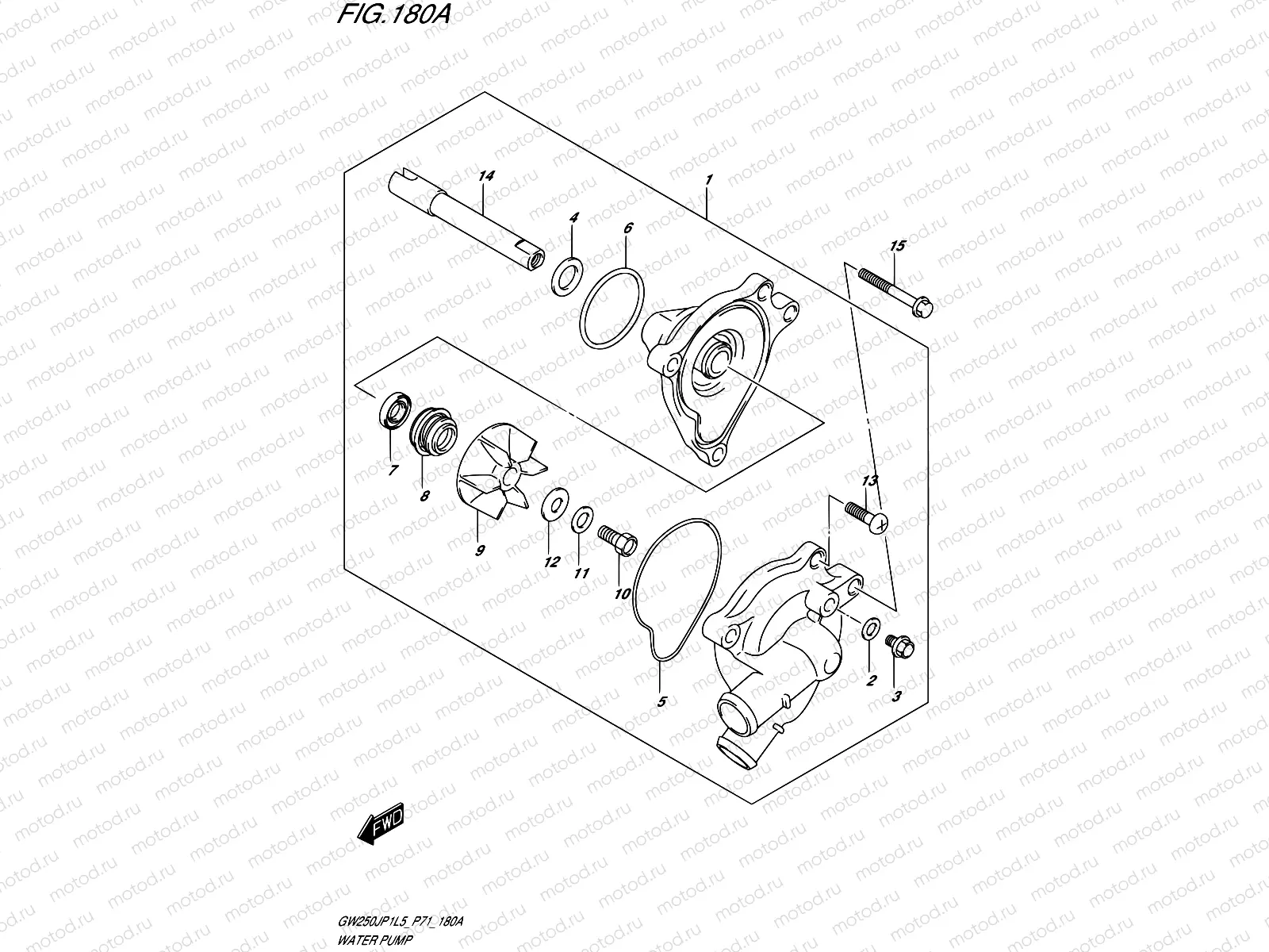 180A - WATER PUMP