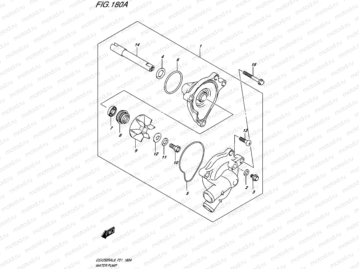 180A - WATER PUMP