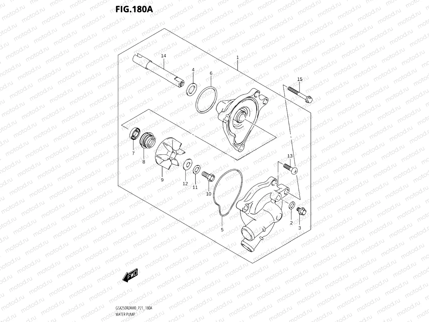 180A - WATER PUMP