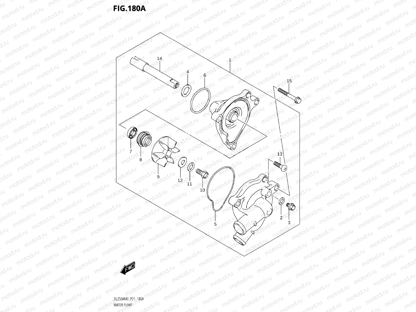 180A - WATER PUMP