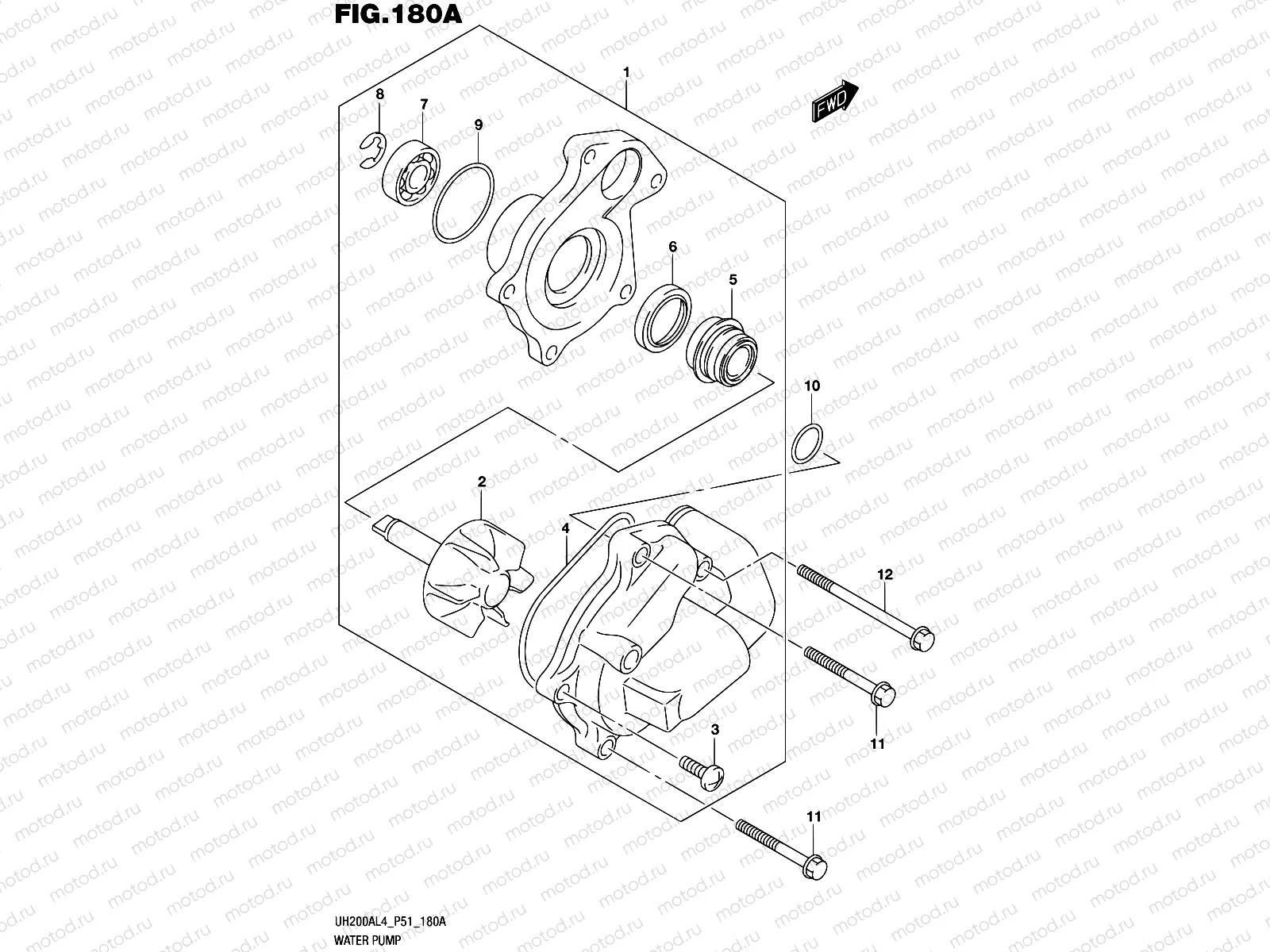 180A - WATER PUMP