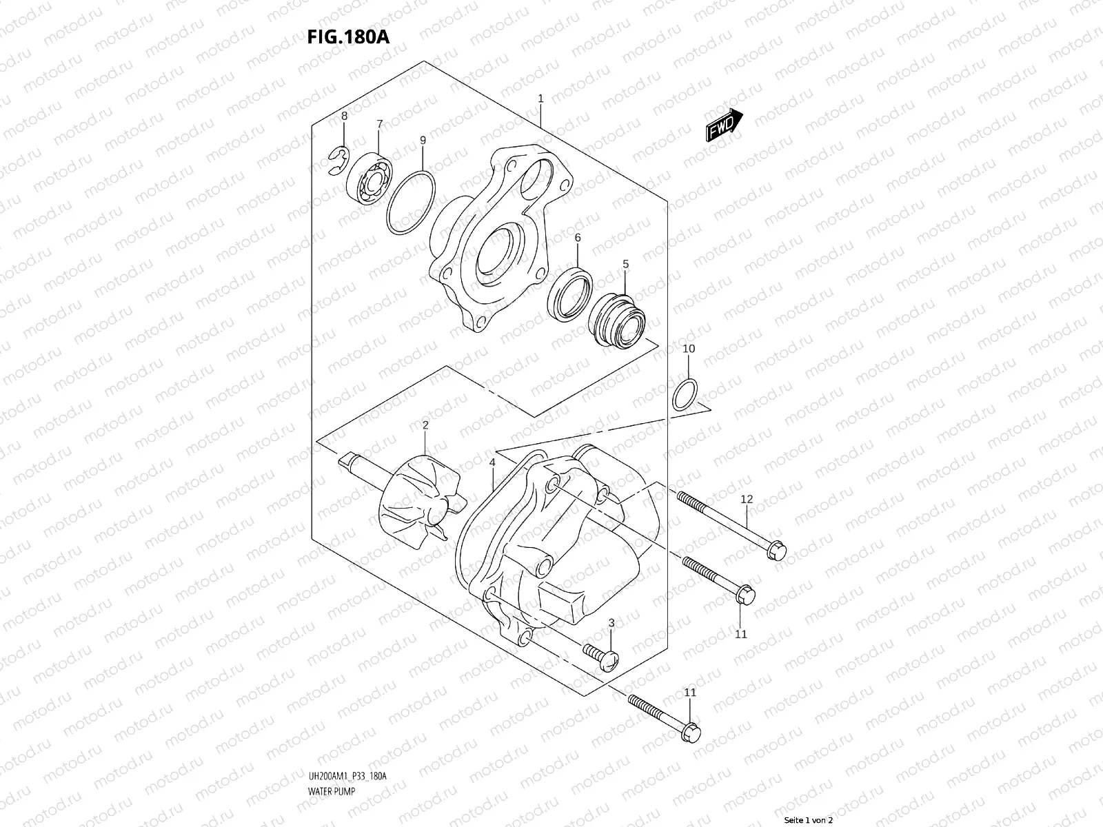 180A - WATER PUMP