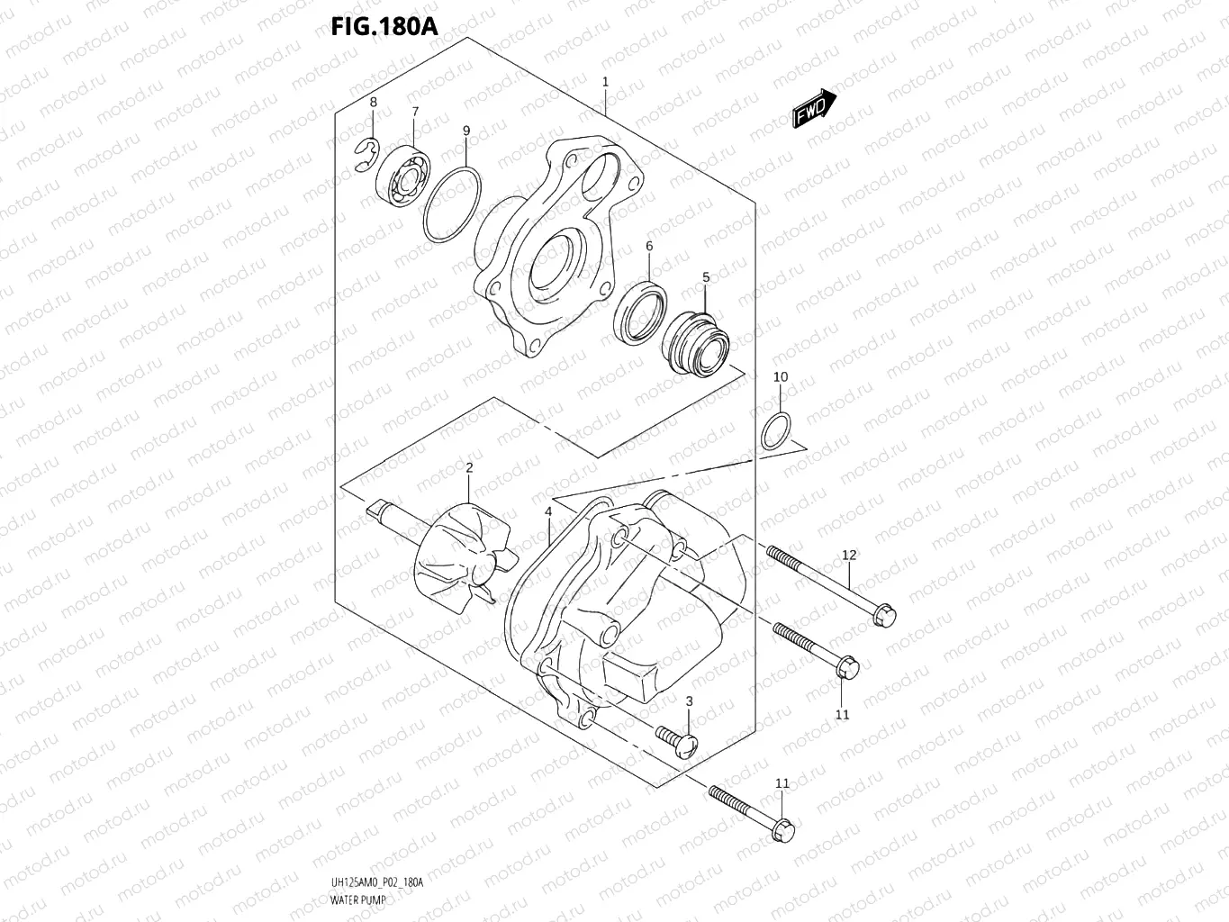 180A - WATER PUMP