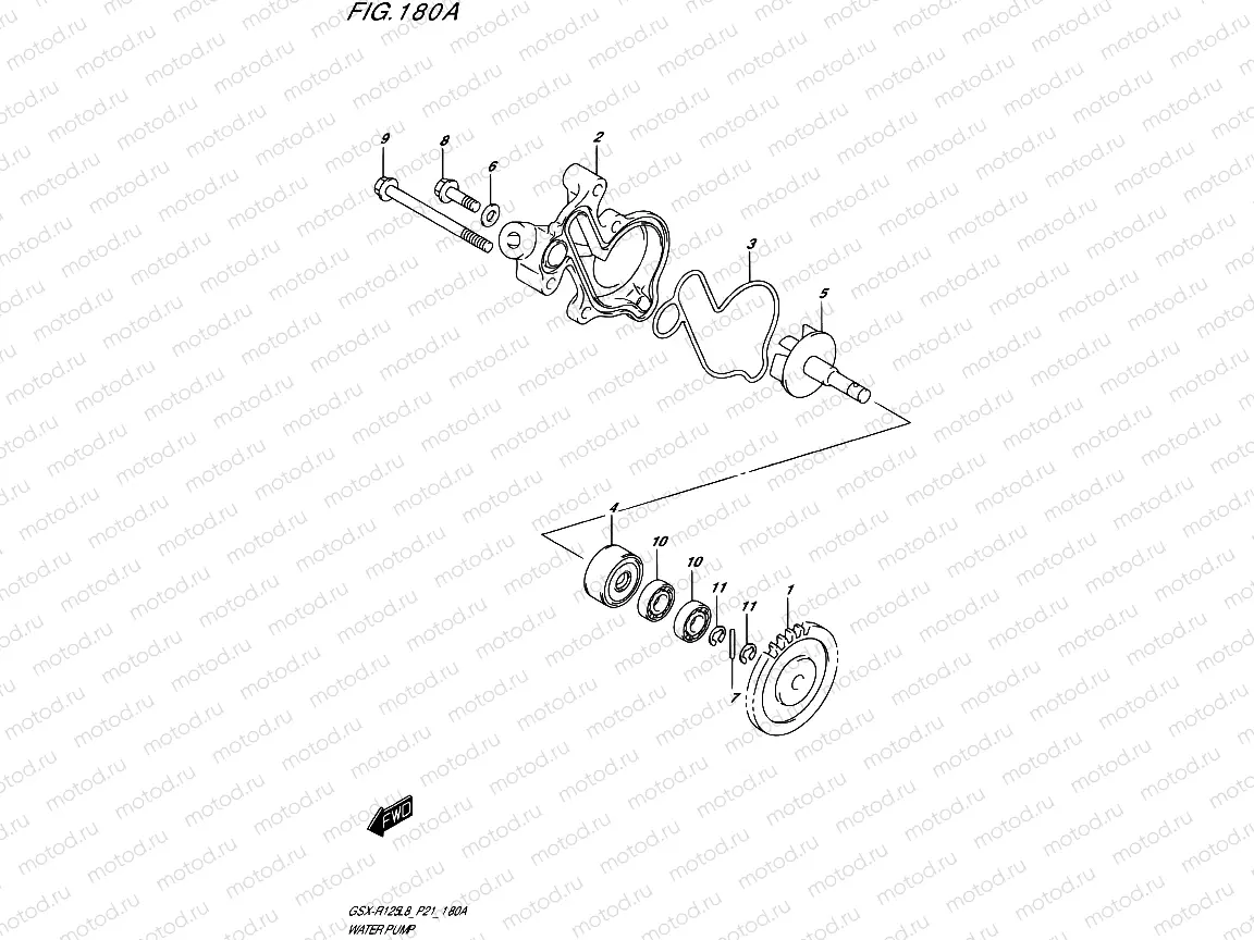 180A - WATER PUMP