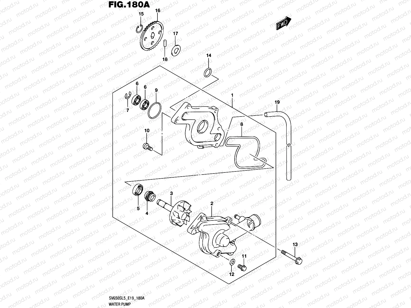 180A - WATER PUMP